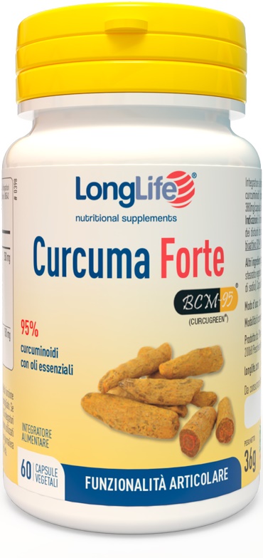 LONGLIFE CURCUMA FORTE 60 CAPSULE VEGETALI - Pharmaleader