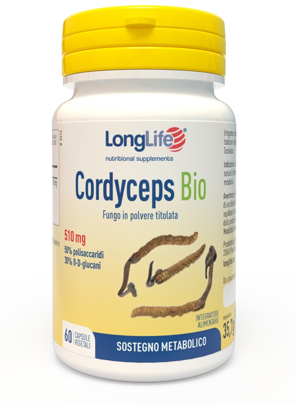 LONGLIFE CORDYCEPS BIO 60 CAPSULE VEGETALI - Pharmaleader