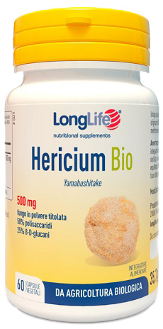 LONGLIFE HERICIUM BIO 60 CAPSULE VEGETALI - Pharmaleader