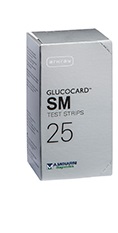 TEST STRIPS PER MISURAZIONE GLICEMIA GLUCOCARD SM 25 PEZZI - Pharmaleader