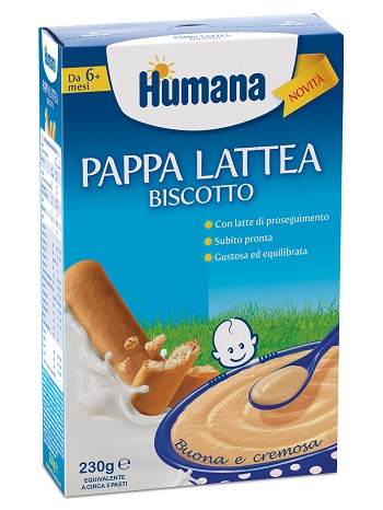 HUMANA PAPPA LATTEA BISCOTTO 230 G - Pharmaleader