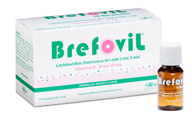 BREFOVIL 10 FLACONCINI MONODOSE DA 10 ML GUSTO LAMPONE - Pharmaleader