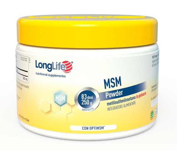LONGLIFE MSM POWDER 250 G - Pharmaleader