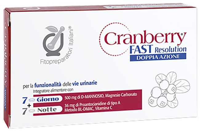 CRANBERRY D-FAST 7 COMPRESSE + 7 COMPRESSE - Pharmaleader