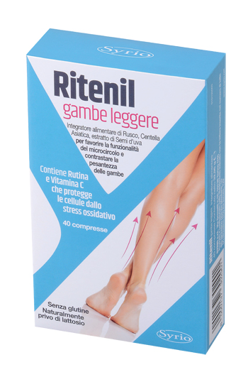 RITENIL GAMBE LEGGERE 40 COMPRESSE - Pharmaleader