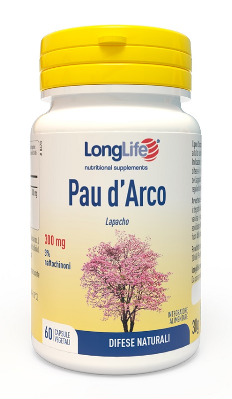 LONGLIFE PAU D'ARCO 60 CAPSULE VEGETALI - Pharmaleader