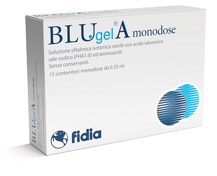 BLU GEL A MONODOSE GOCCE OCULARI 15 CONTENITORI MONODOSE - Pharmaleader