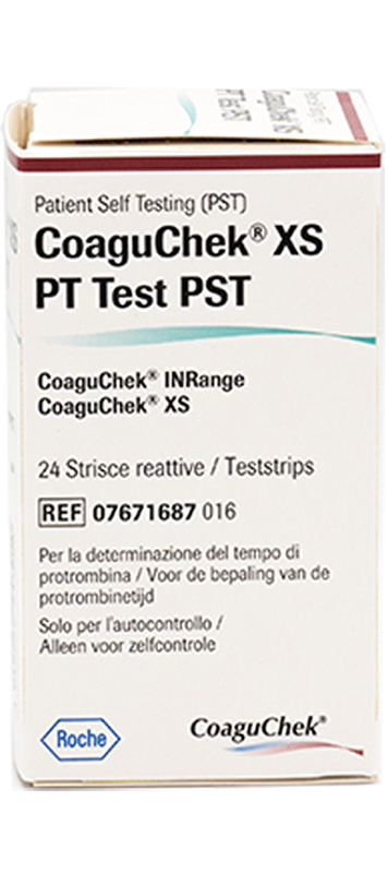 COAGUCHEK XS PT PST 24 STRISCE TEST - Pharmaleader