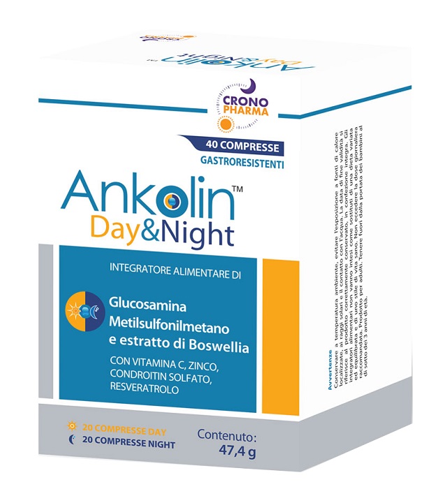 ANKOLIN DAY&NIGHT 20 COMPRESSE GASTRORESISTENTI DAY + 20 COMPRESSE GASTRORESISTENTI NIGHT - Pharmaleader