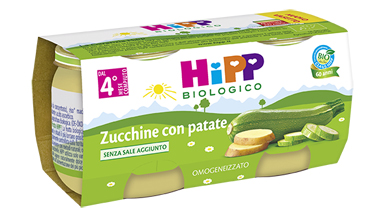 HIPP BIO HIPP BIO OMOGENEIZZATO ZUCCHINE CON PATATE 2X80 G - Pharmaleader
