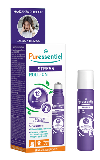 PURESSENTIEL ROLLER SOS STRESS 12 OLI ESSENZIALI 5 ML - Pharmaleader