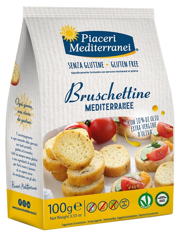 PIACERI MEDITERRANEI BRUSCHETTINE 100 G - Pharmaleader