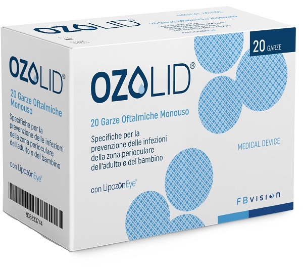 GARZA OZOLID OFTALMICA TNT CON OLIO OZONIZZATO IN FOSFOLIPIDI LIPOZONEYE 20 PEZZI - Pharmaleader