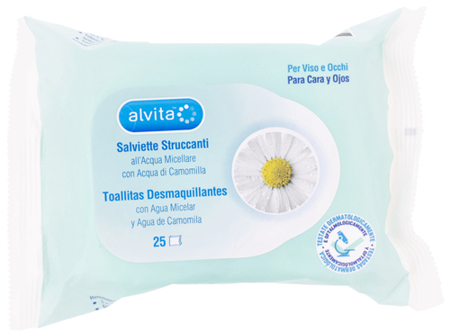 ALVITA SALVIETTE STRUCCANTI 25 PEZZI - Pharmaleader