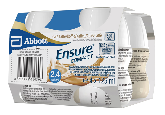 ENSURE COMPACT CAFFE 4 BOTTIGLIE DA 125 ML - Pharmaleader