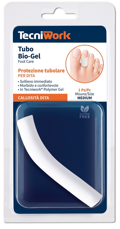 BIOGEL FASCETTA TUBOLARE GEL DITA PIEDI MEDIUM 1 PEZZO - Pharmaleader