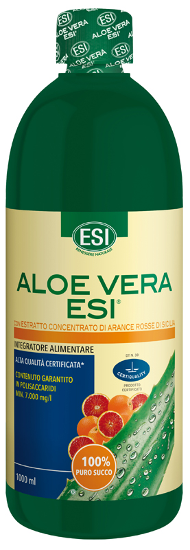 ESI ALOE SUCCO ARANCIA ROSSA 1000 ML - Pharmaleader
