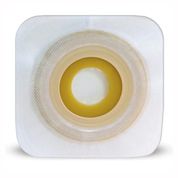 PLACCA PIANA MODELLABILE PER STOMIA DUE PEZZI 22-33MM FLANGIA 48MM CON ADESIVO IDROCOLLOIDALE 5 PEZZI - Pharmaleader