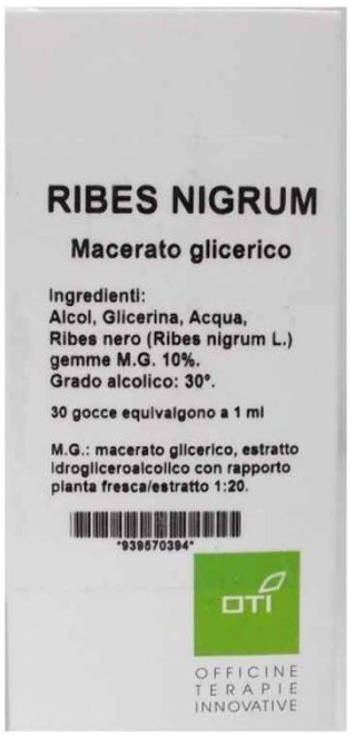 RIBES NIGRUM MACERATO GLICERICO 10% GOCCE 100ML - Pharmaleader