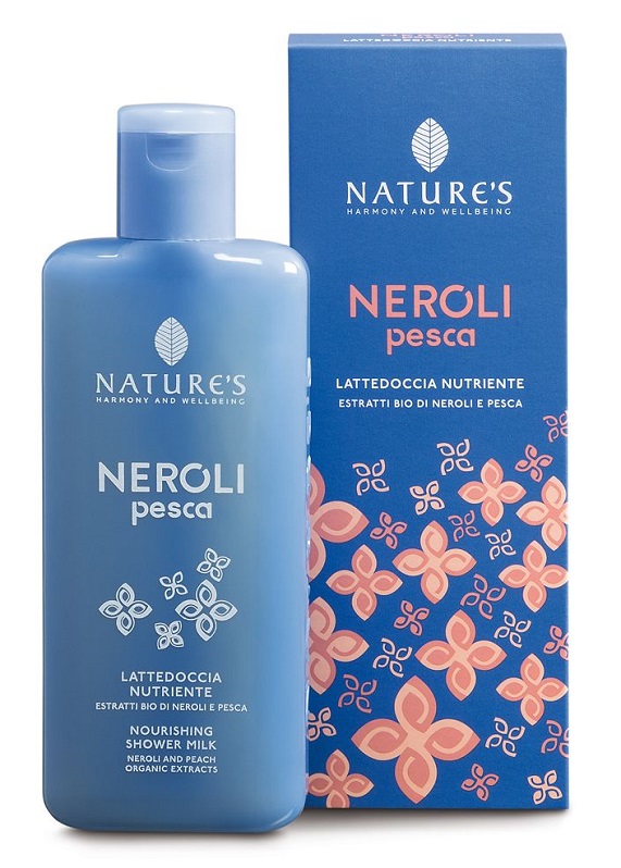 NATURE'S NEROLI E PESCA LATTE DOCCIA NUTRIENTE 200 ML - Pharmaleader