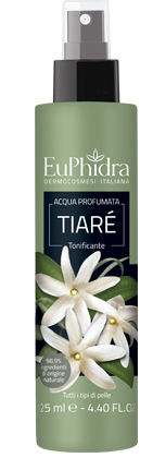 EUPHIDRA ACQUA PROFUMATA TIARE' IN FLACONE CON ETICHETTA POMPA SPRAY - Pharmaleader