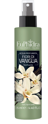 EUPHIDRA ACQUA PROFUMATA VANIGLIA IN FLACONE CON ETICHETTA POMPA SPRAY - Pharmaleader