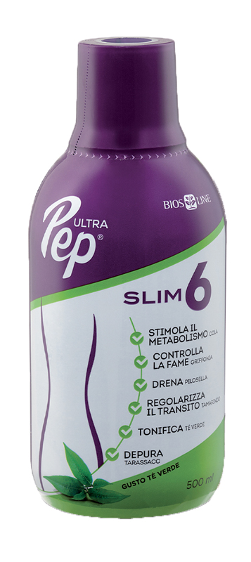 ULTRA PEP SLIM 6 TE' VERDE 500 ML BIOSLINE - Pharmaleader