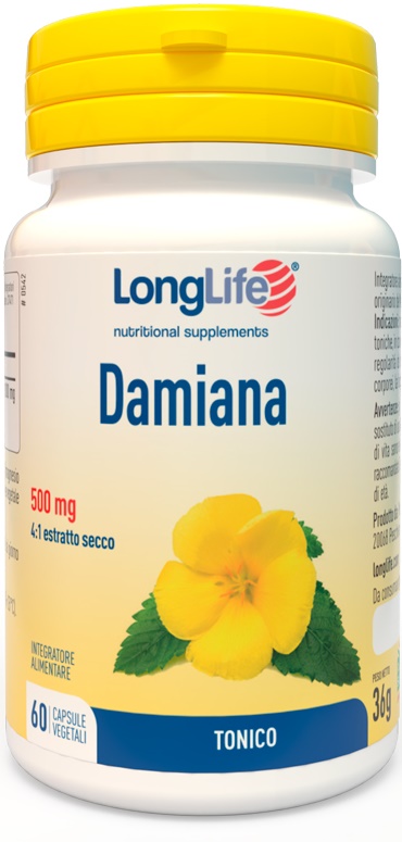 LONGLIFE DAMIANA 60 CAPSULE - Pharmaleader