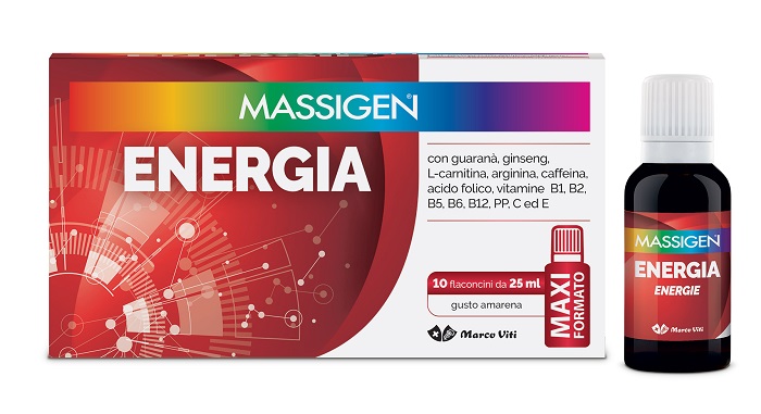 MASSIGEN ENERGIA 10 FLACONI DA 25 ML - Pharmaleader