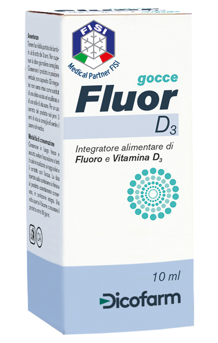 FLUOR D3 GOCCE 10 ML - Pharmaleader