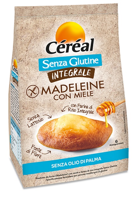 CEREAL SENZA GLUTINE INTEGRALE MADELEINE CON MIELE 170 G - Pharmaleader