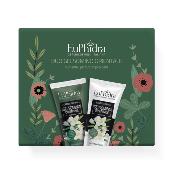 EUPHIDRA DUO GELSOMINO ORIENTALE 1 CREMA CORPO GELSOMINO + 1 CREMA GELSOMINO - Pharmaleader