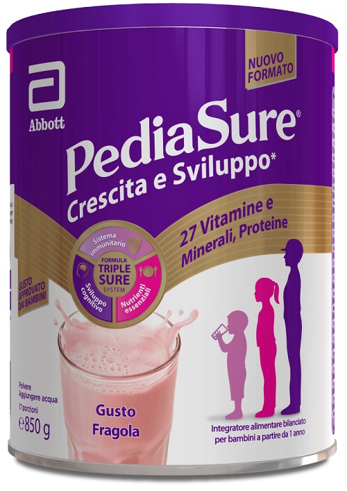 PEDIASURE CRESCITA&SVILUPPO FRAGOLA 850 G - Pharmaleader