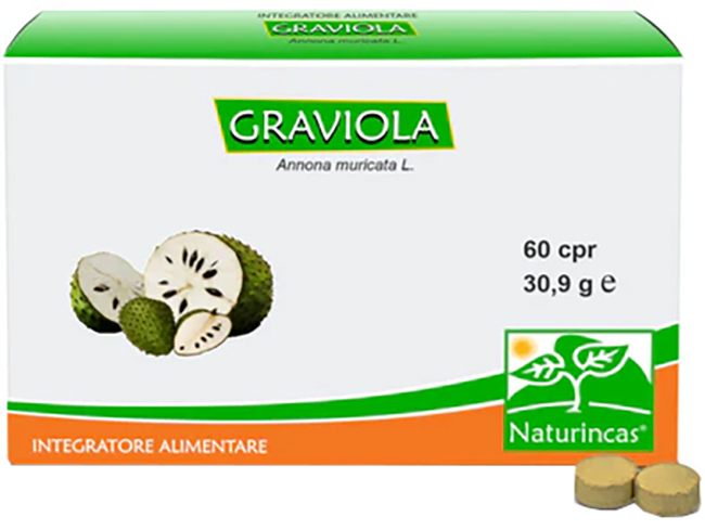 GRAVIOLA NATURINCAS 60 COMPRESSE - Pharmaleader