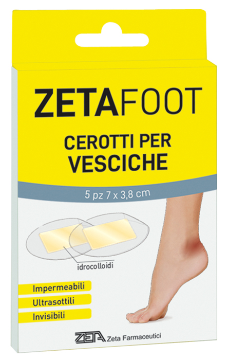 ZETAFOOT CEROTTO IDROCOLLOIDALE VESCICHE 5 PEZZI - Pharmaleader