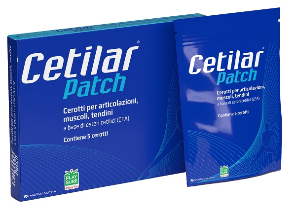 CEROTTO MONOUSO CETILAR PATCH PER ARTICOLAZIONI MUSCOLI E TENDINI 5 PEZZI - Pharmaleader