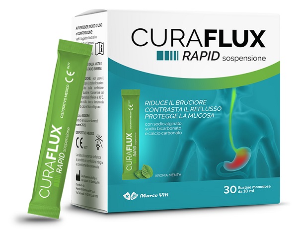 CURAFLUX RAPID SOSPENSIONE ORALE 30 BUSTINE - Pharmaleader