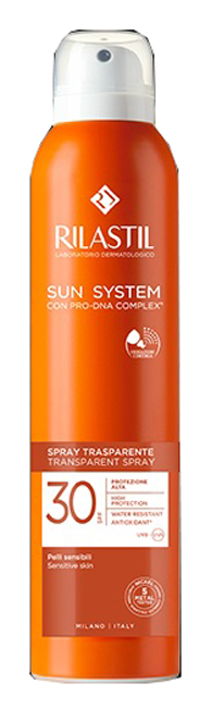 RILASTIL SUN SYSTEM TRANSPARENT SPRAY SPF30 200 ML - Pharmaleader