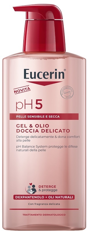 EUCERIN GEL & OLIO DOCCIA DELICATO 400 ML - Pharmaleader