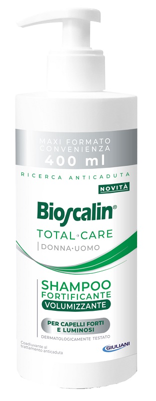 BIOSCALIN TOTAL CARE SHAMPOO FORTIFICANTE VOLUMIZZANTE 400 ML - Pharmaleader