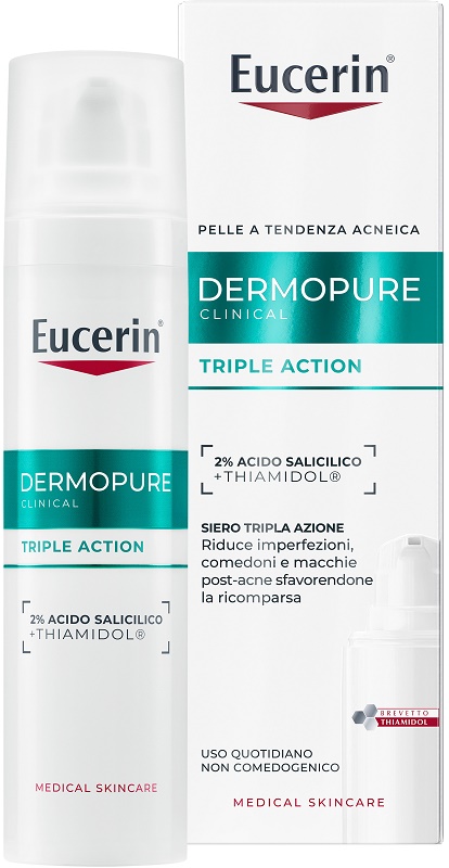 EUCERIN DERMOPURE CLINICAL SIERO TRIPLA AZIONE 40 ML - Pharmaleader