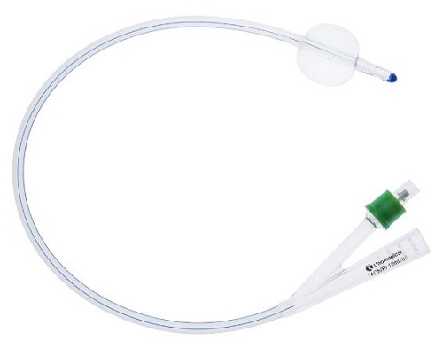 CATETERE FOLEY IN SILICONE 2 VIE DIAMETRO CH 16 PUNTA NELATON CON PALLONCINO 10 ML 1 PEZZO - Pharmaleader