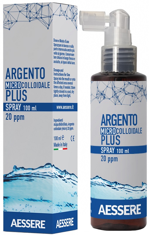 ARGENTO COLLOIDALE PLUS SPRAY 100 ML - Pharmaleader