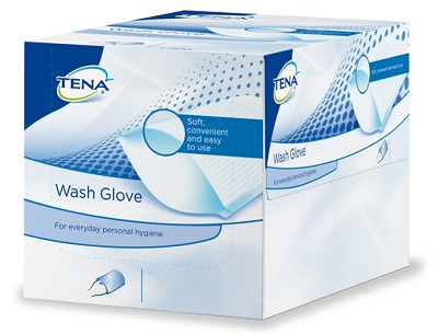 GUANTO PER IGIENE TENA WASH 50 PEZZI - Pharmaleader