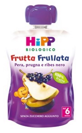 HIPP BIO FRUTTA FRULLATA PERA PRUGNA RIBES 90 G - Pharmaleader