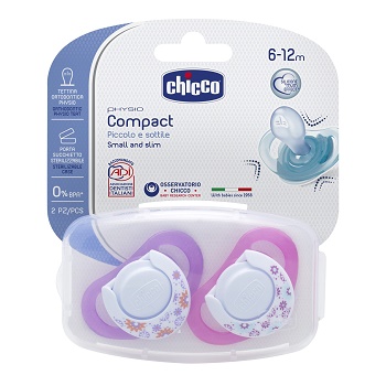 CHICCO SUCCHIETTO COMPACT GIRL S6-16 MESI 2 PEZZI - Pharmaleader