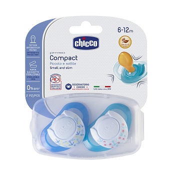 CHICCO SUCCHIETTO COMPACT BOY S6-16 MESI 2 PEZZI - Pharmaleader