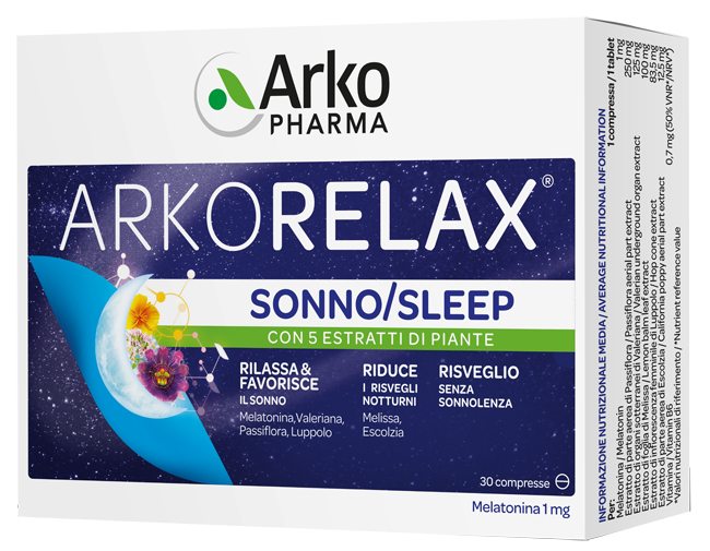 ARKORELAX SONNO 30 COMPRESSE - Pharmaleader