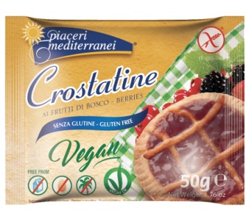 PIACERI MEDITERRANEI CROSTATINE FRUTTI DI BOSCO 50 G - Pharmaleader