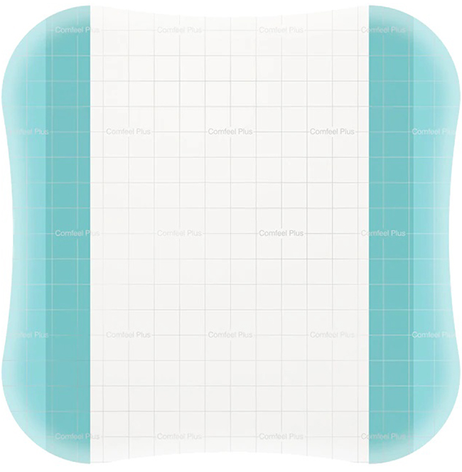 MEDICAZIONE SPECIALE ATTIVA TRASPARENTE CON IDROCOLLOIDE COMFEEL PLUS 20X20 CM 5 PEZZI - Pharmaleader